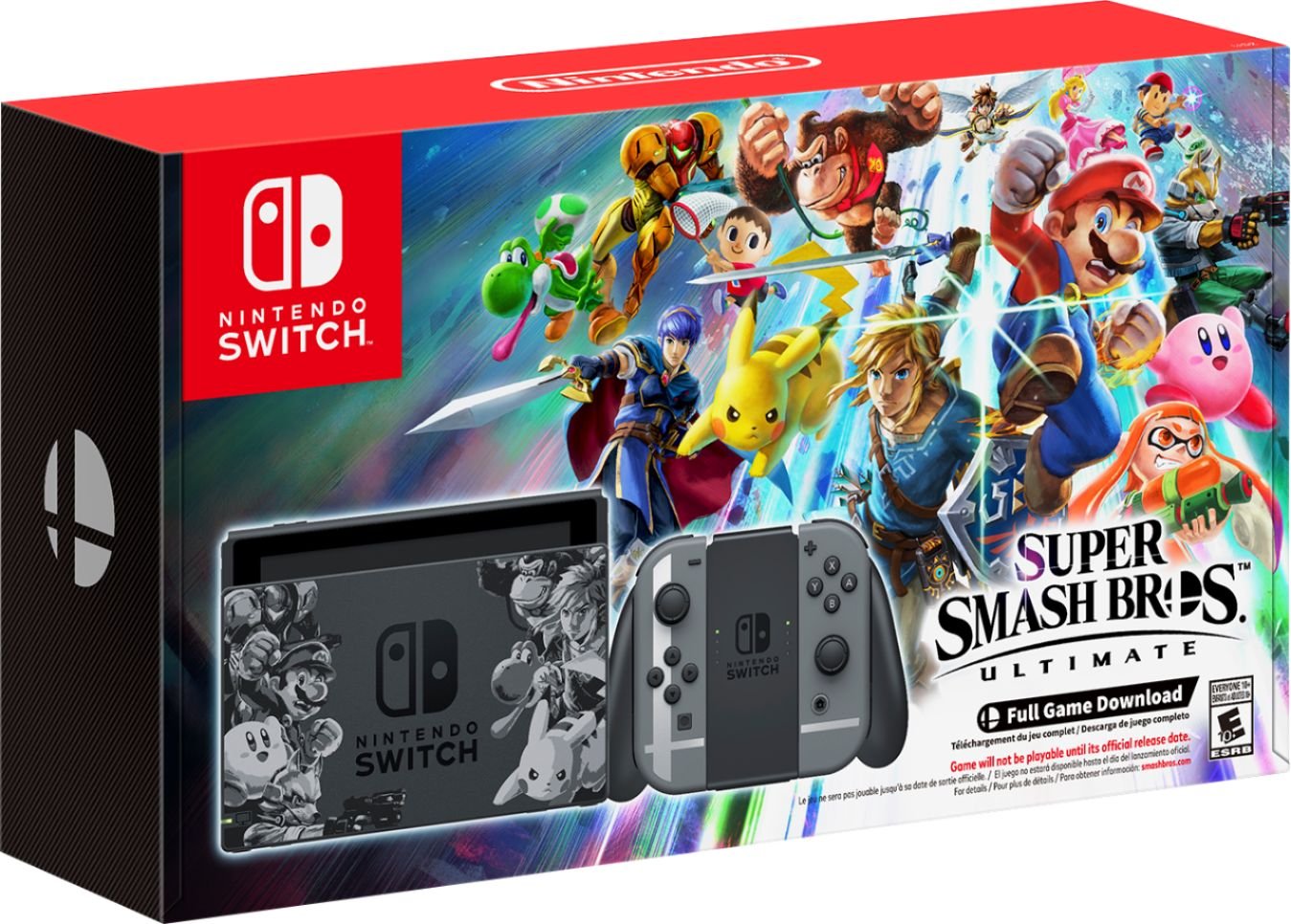 Consola Nintendo Switch Super Smash Bros Ultimate Bundle Gamestation X