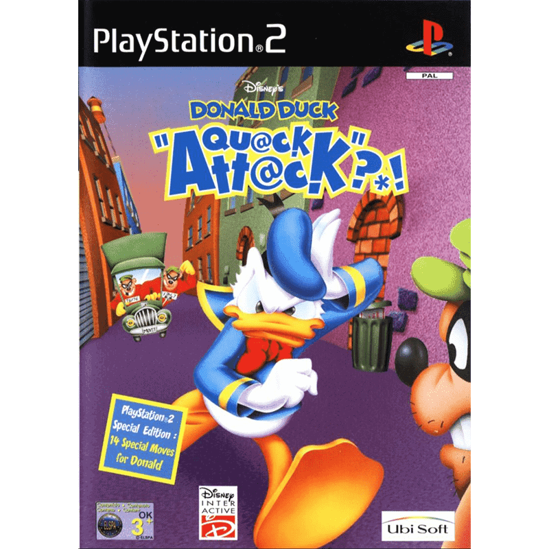 DISNEYS DONALD DUCK QUACK ATTACK PS2 FC