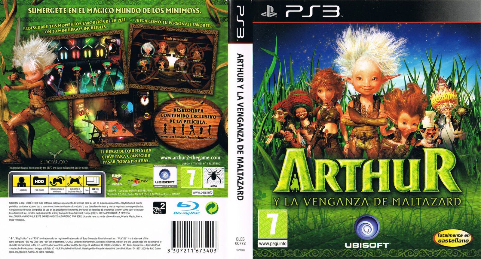 ARTHUR AND THE REVENGE OF MALTAZARD PS3 (SEMI-NOVO) - GAMESTATION X