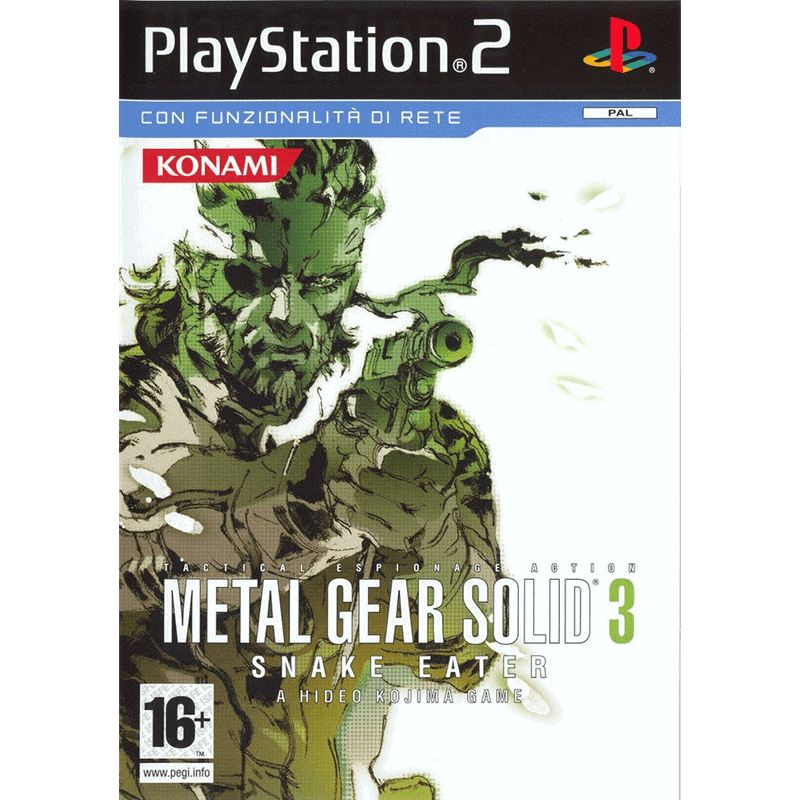 PS2 - Playstation 2 - Jogo Metal Gear Solid 3 Snake Eat