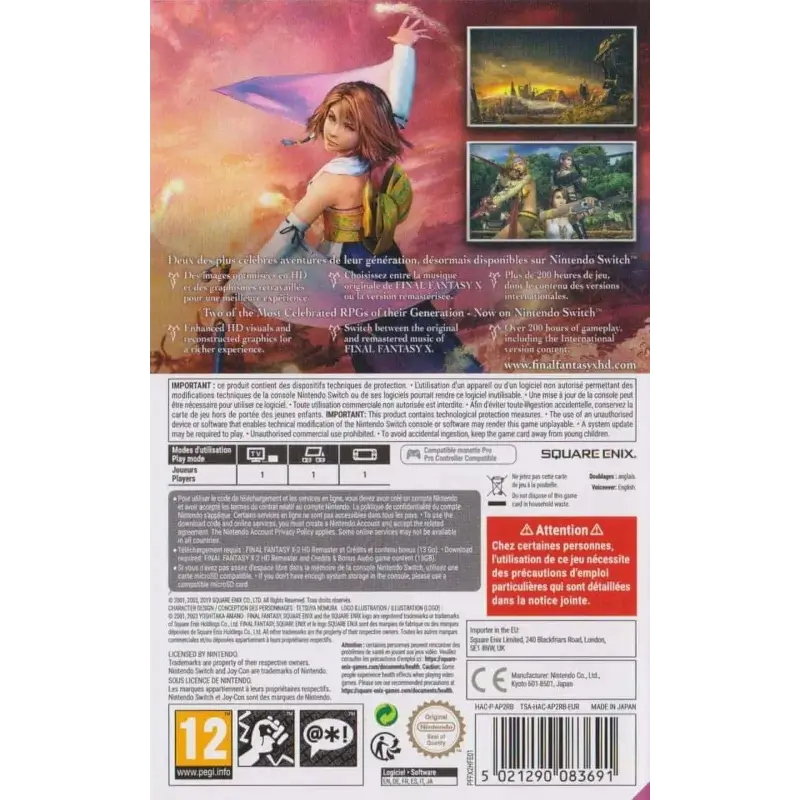 FINAL FANTASY X | X-2: HD REMASTER NSW - Image 2