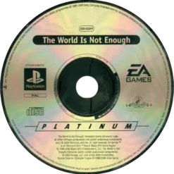 007 THE WORLD IS NOT ENOUGH PLATINUM PS1 CD