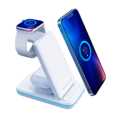 3MK HYPER WIRELESS CHARGER 3 EM 1 15W (BRANCO)