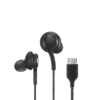 EARPHONES USB C IN EAR C MICROFONE PRETOS FC