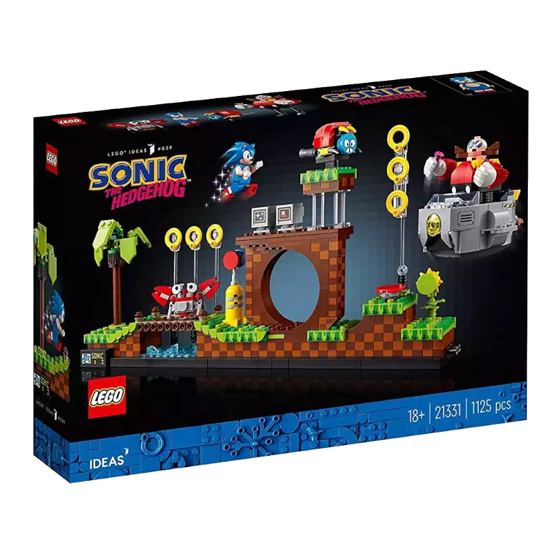 Sonic The Hedgehog-Green Hill Zone Figura Lego Blocos De