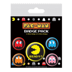 PACK 5 PINS PAC-MAN (READY!)