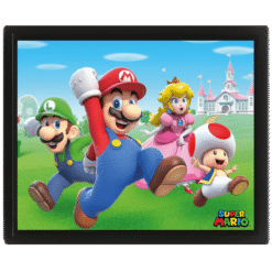 QUADRO LENTICULAR SUPER MARIO (CORRIDA EM GRUPO) (25CMX20CM)