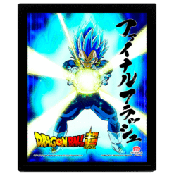 QUADRO LENTICULAR SUPER DRAGON BALL (OVERPOWERED TEAM UP) (25CMX20CM)