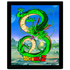 QUADRO LENTICULAR DRAGON BALL Z (SHENRON UNLEASHED) (25CMX20CM)