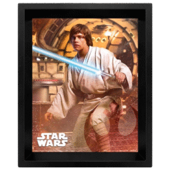 QUADRO LENTICULAR STAR WARS  (VADER VS SKYWALKER) (25CMX20CM)