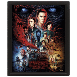 QUADRO LENTICULAR STRANGER THINGS (SEASON 4) (25CMX20CM)