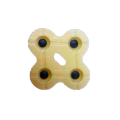 BORRACHA DPAD ESQUERDA COMANDO PS3 (AMARELO)