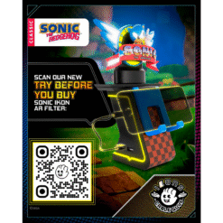 CABLE GUY SUPORTE E CARREGADOR CLASSIC SONIC THE HEDGEHOG IKON 20CM IG3