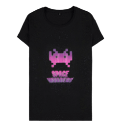 T-SHIRT DE MANGA CURTA FEMENINA SPACE INVADERS