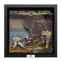 PIXEL FRAMES STREET FIGHTER ALPHA 2 A DRAMATIC BATTLE 23CMX23CM