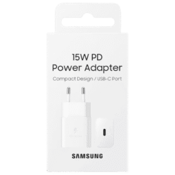 SAMSUNG CARREGADOR COMPACTO 15W PORTA PD TYPE-C (BRANCO)