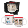 CANECA ONE PIECE WANTED BRANCA 325ML FC