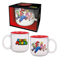 CANECA SUPER MARIO E SEUS AMIGOS BRANCA