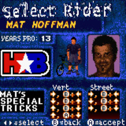 MAT HOFFMANS PRO BMX GBC IG2