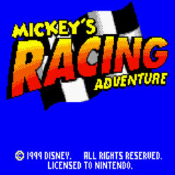 MICKEYS RACING ADVENTURE GBC IG3