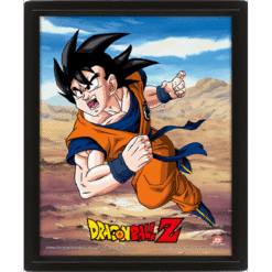 QUADRO LENTICULAR DRAGON BALL Z (RIVALRY OF POWER) (25CMX20CM)
