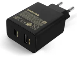 SAMSUNG CARREGADOR DUO 35W USB C USB A PRETO 3