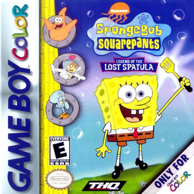 SPONGEBOB SQUAREPANTS LEGEND OF THE LOST SPATULA GBC FC