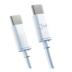 3MK HYPER CABLE TYPE C PARA TYPE C 100W 5A 2MTS BRANCO