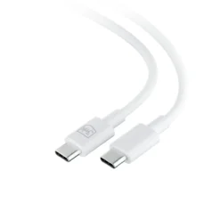 3MK HYPER CABLE USB-C PARA USB-C 1.2MTS 100W (BRANCO)