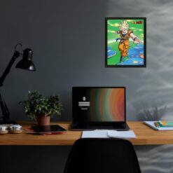 QUADRO LENTICULAR DRAGON BALL Z SUPER SAIYAN TRANSFORMATION 3