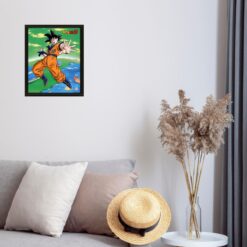 QUADRO LENTICULAR DRAGON BALL Z SUPER SAIYAN TRANSFORMATION 4