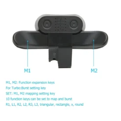 BOTOES EXTRA TRASEIROS PAS PARA DUALSHOCK 4 COM TURBO 3 1