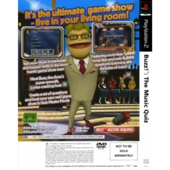 BUZZ QUIZ MUSICAL PS2 SEMI NOVO 2