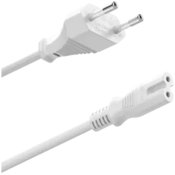 EWENT CABO DE ALIMENTAÇÃO EUROPEU PARA IEC C7 1.8MTS (BRANCO)