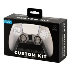 FR-TEC CAPA DE SILICONE TRANSPARENTE + GRIPS PARA COMANDO DUALSENSE PS5