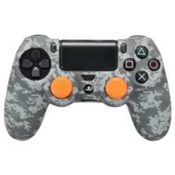 FR-TEC DIGITAL BLACK CAPA DE SILICONE E GRIPS PARA DUALSHOCK 4