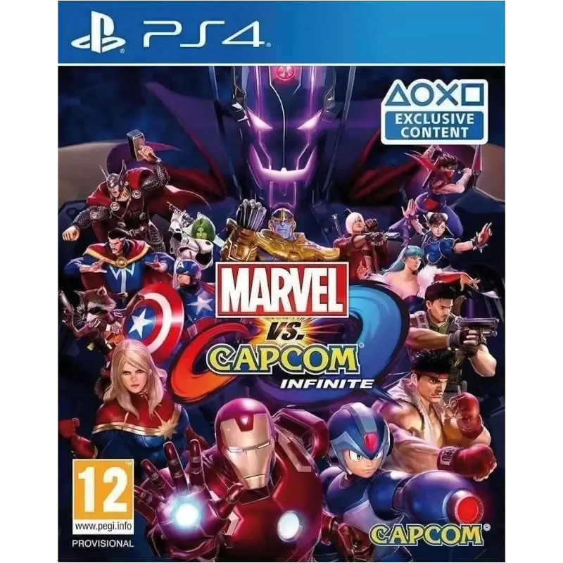 MARVEL VS. CAPCOM INTINITE PS4 CAPA