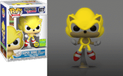 POP GAMES SONIC THE HEDGEHOG SUPER SONIC BRILHA NO ESCUROLIMITED EDITION No877