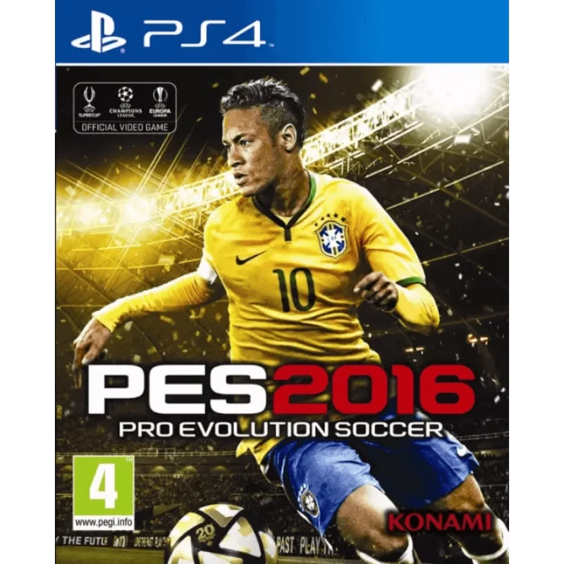 PRO EVOLUTION SOCCER 2016 PS4 SEMI NOVO CAPA