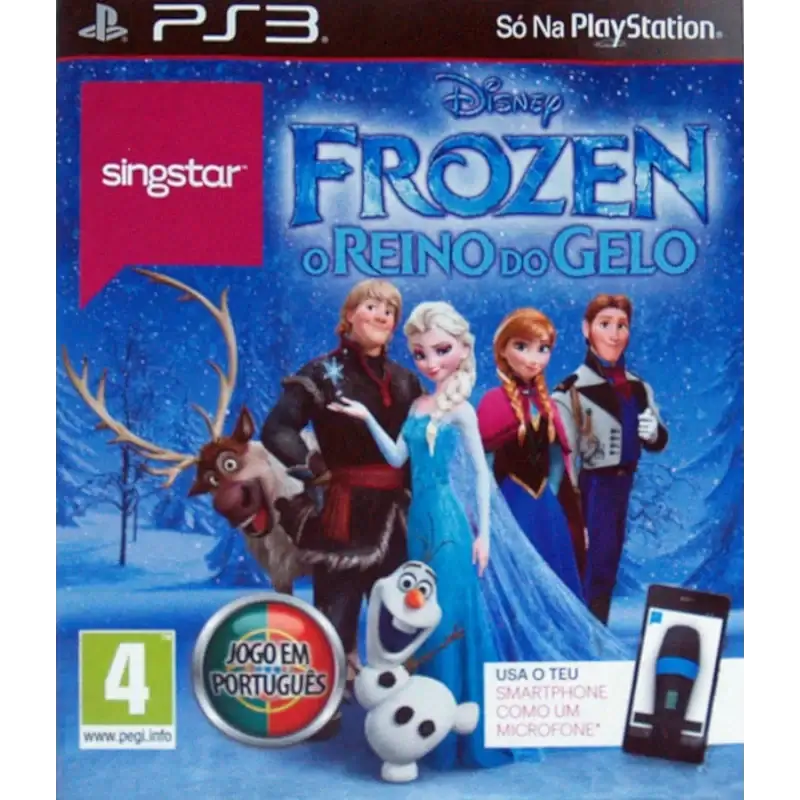 SINGSTAR FROZEN O REINO DO GELO PS3 FRONT