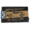 TAPETE DE PORTA BACK TO FUTURE (A VIAGEM DO TEMPO ESTA LIGADA) 60CMX40CM