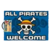 TAPETE DE PORTA ONE PIECE (ALL PIRATES WELCOME)