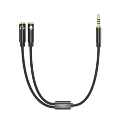 XO CABO DE AUDIO 2 IN 1 JACK 3.5MM – JACK 3.5MM MICROFONE NB R197 2 1