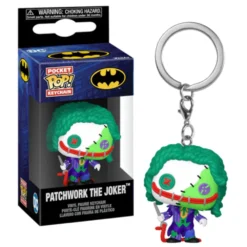 POP! POCKET KEYCHAIN DC BATMAN PATCHWORK THE JOKER