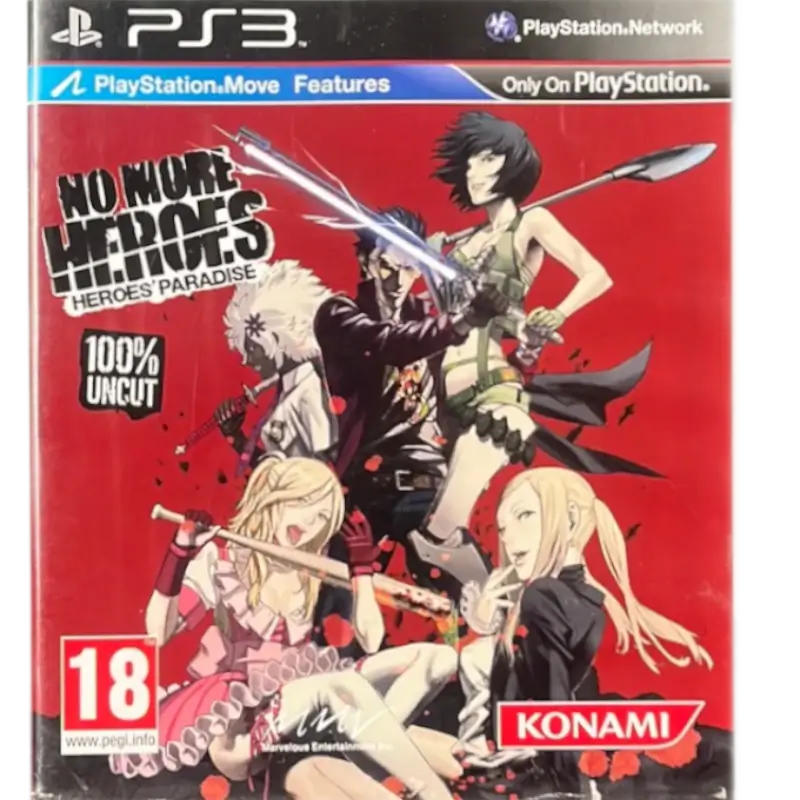 no more heroes heroes paradise ps3 FRONT