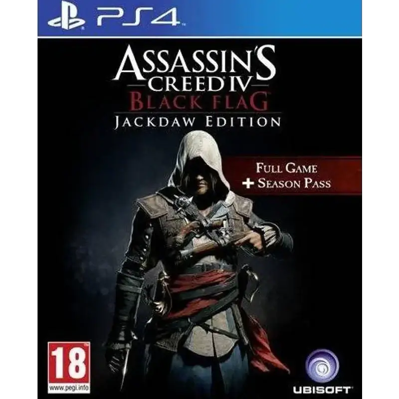 ASSASSINS CREED IV BLACK FLAG JACKDAW EDITION PS4 SEMI NOVO CAPA