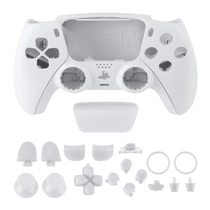 CARCACA COM BUTOES DE COMANDO DUALSENSE PS5 BDM 010 BRANCA CAPA