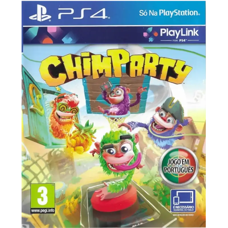 CHIMPARTY PS4 SEMI NOVO CAPA