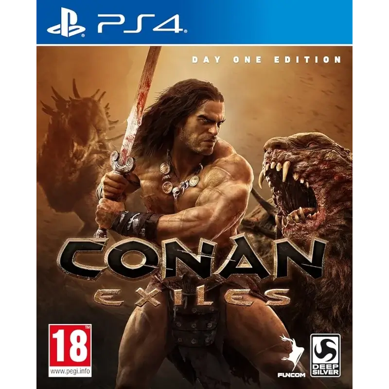 CONAN EXILES DAY ONE EDITION PS4 SEMI NOVO CAPA