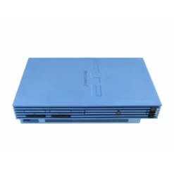 CONSOLA PLAYSTATION 2 FAT AZUL AGUA 2